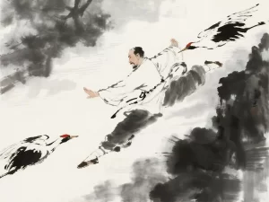 白鹤亮翅